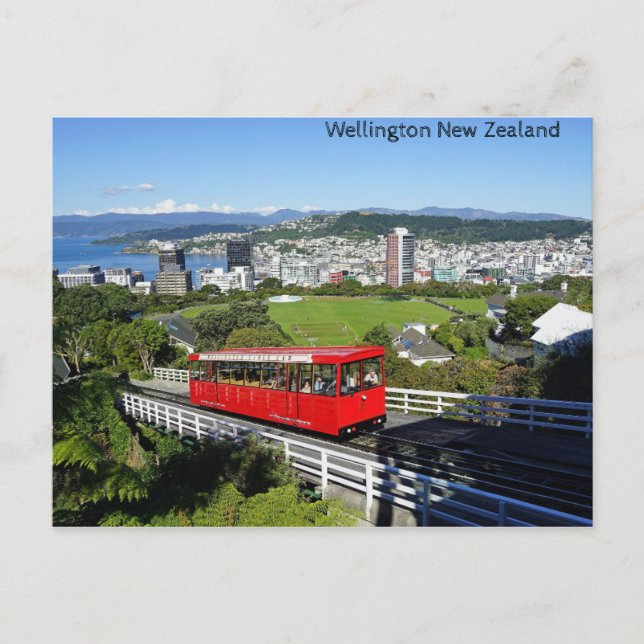 Postal Wellington, Nueva Zelandia (Anverso)
