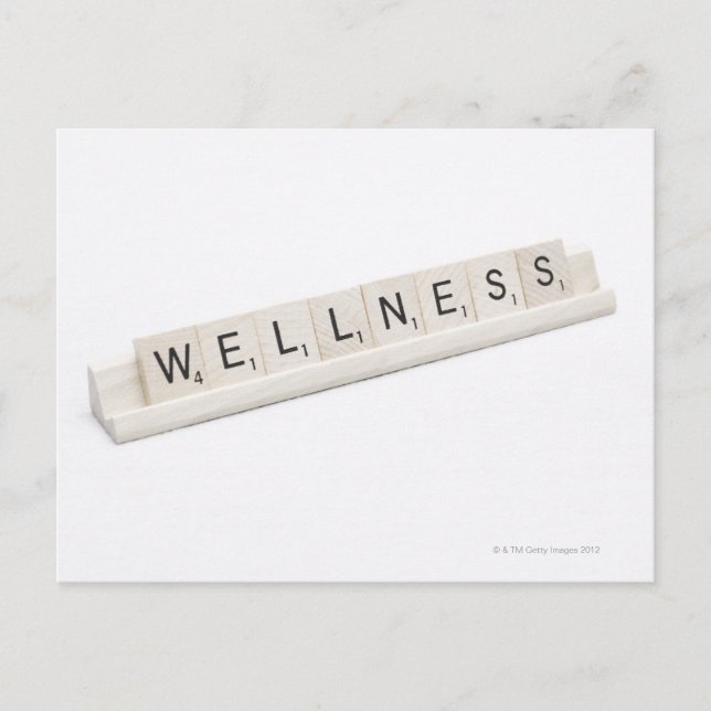 Postal Wellness En Un Juego De Palabras. (Anverso)