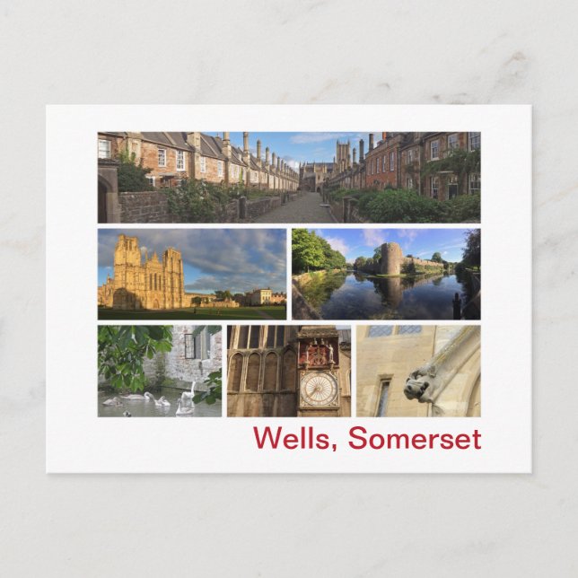 Postal Wells, Somerset (Anverso)