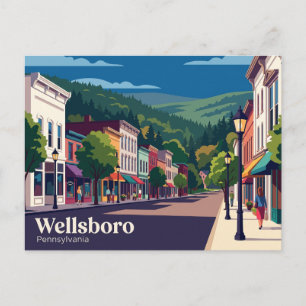 Postal Wellsboro, Pensilvania, EE. UU.