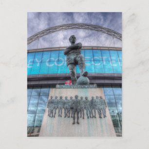 Postal Wembley Stadium de la estatua de Bobby Moore