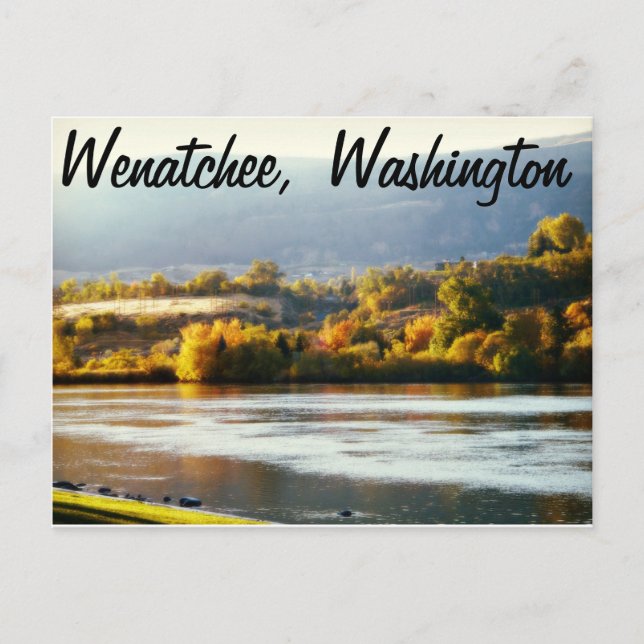 Postal Wenatchee, Washington (Anverso)
