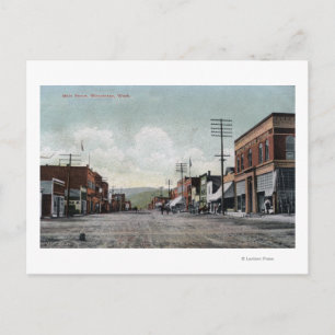 Postal Wenatchee, WashingtonView de la calle principal