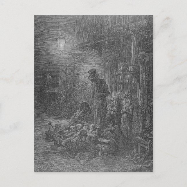 Postal Wentworth Street, Whitechapel, de Londres (Anverso)