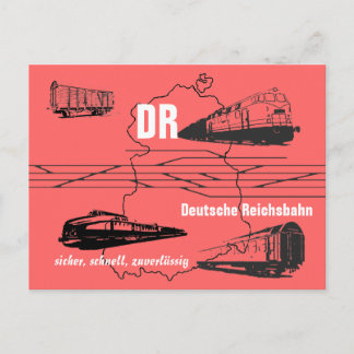 Postal Werbedesign Deutsche Reichsbahn