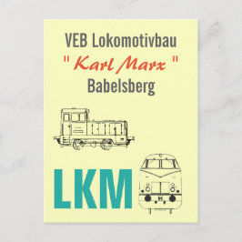 Postal Werbedesign Reiseverkehr Deutsche Reichsbahn DDR.