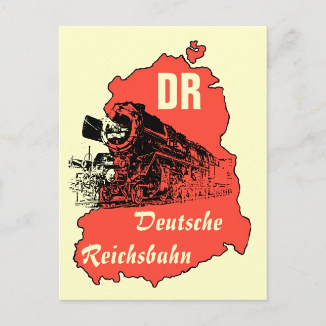 Postal Werbung DDR Reichsbahn (Anverso)