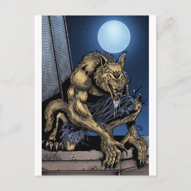 Postal Werewolf (Anverso)