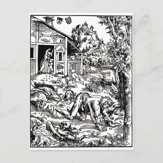 Postal werewolf-clipart-8 (Anverso)