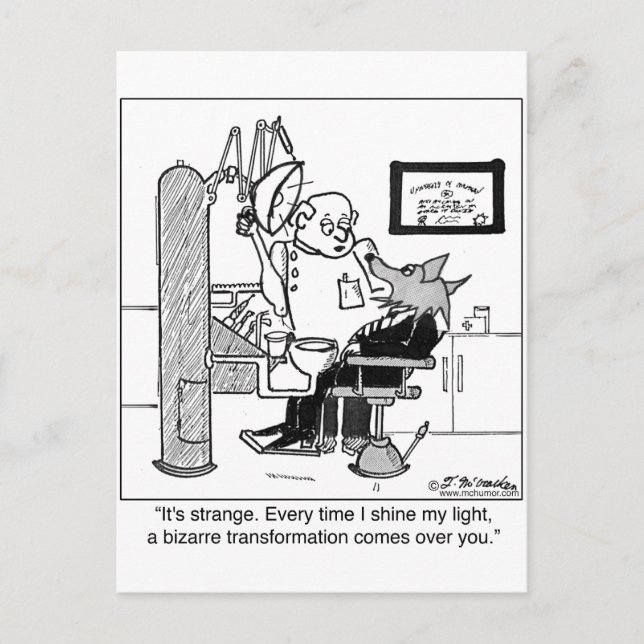 Postal Werewolf en Dentist (Anverso)