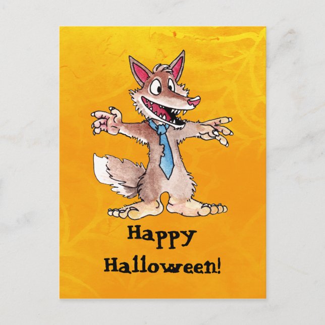 Postal Werewolf Postcard (Anverso)