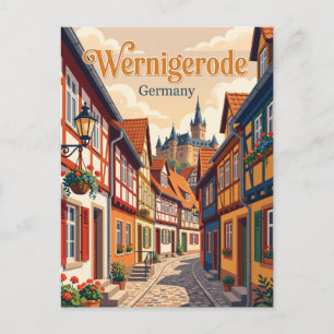 Postal Wernigerode, Alemania, callejón Alemania