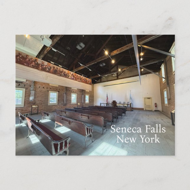 Postal Wesleyan Chapel Seneca Falls NY (Anverso)