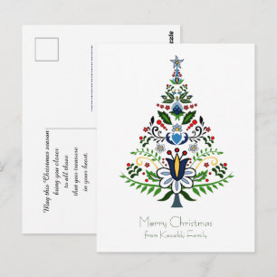 Postal Wesolych Swiat - maravilloso árbol de Navidad kasb