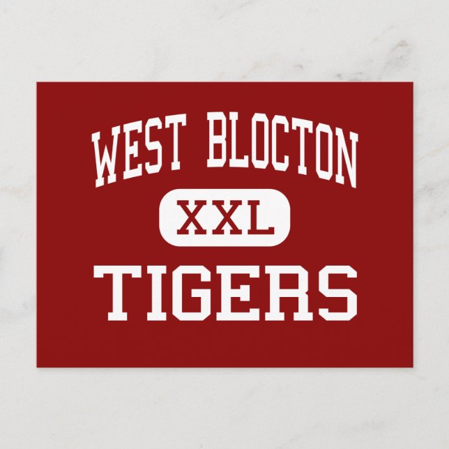 Postal West Blocton - Tigers - High - West Blocton (Anverso)