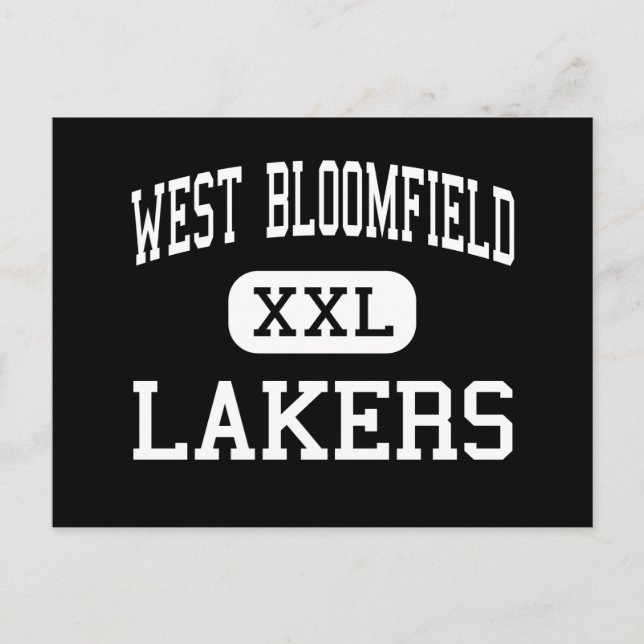 Postal West Bloomfield - Lakers - High - West Bloomfield (Anverso)