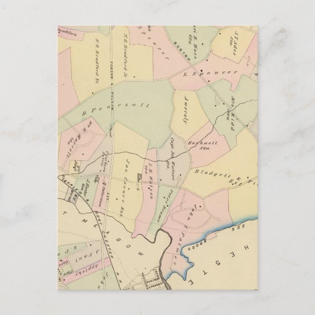 Postal West Chester, Nueva York (Anverso)