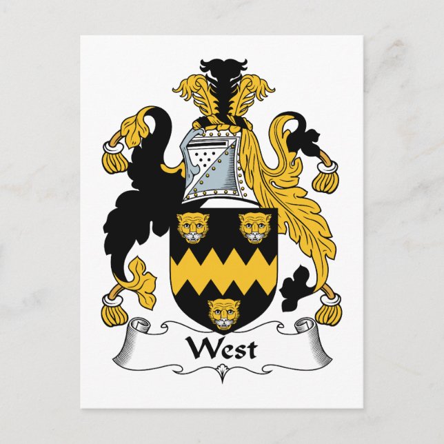 Postal West Family Crest (Anverso)