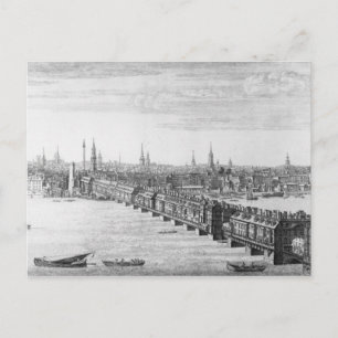 Postal West Front of London Bridge, 1749