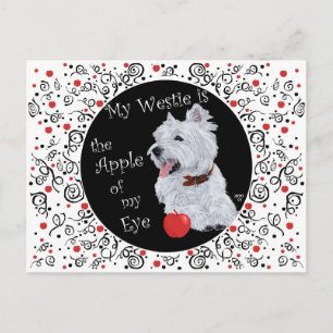 Postal West Highland White Terrier Niña de mis Ojos