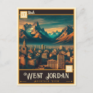 Postal West Jordan, Utah   Vintage