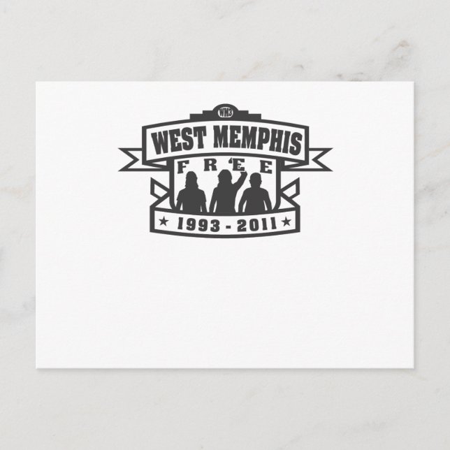 Postal West Memphis Three (Anverso)