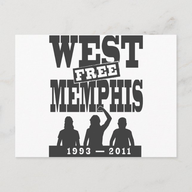 Postal West Memphis Three (Anverso)