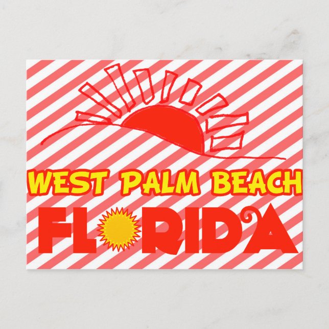 Postal West Palm Beach, Florida (Anverso)