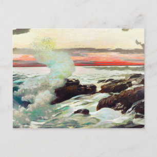 Postal West Point, el cuello de Prout por Winslow Homer