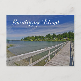 Postal West Port Madison en la isla de Bainbridge
