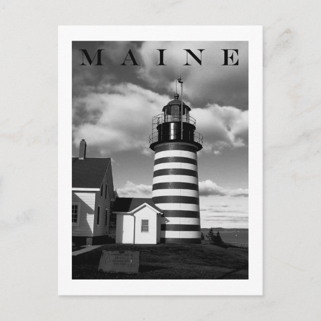 Postal West Quoddy Head Light (Anverso)