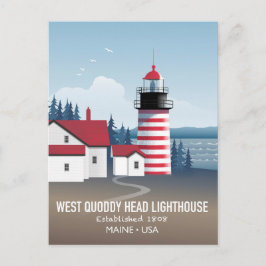 Postal West Quoddy Head Lighthouse