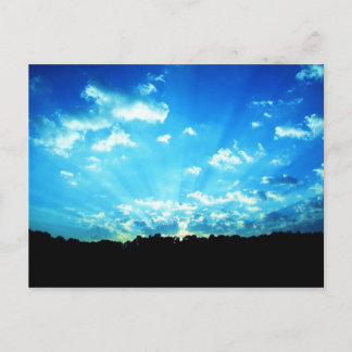 Postal West Virginia Sunrise Blue