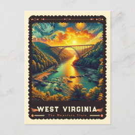 Postal West Virginia | Vincent Van Gogh Inspired