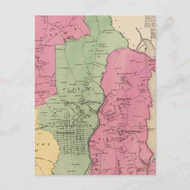 Postal Westchester, NY (Anverso)