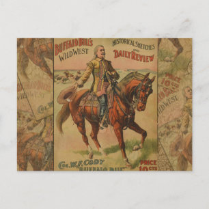 Postal Western Buffalo Bill Wild West