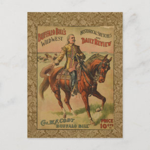 Postal Western Buffalo Bill Wild West