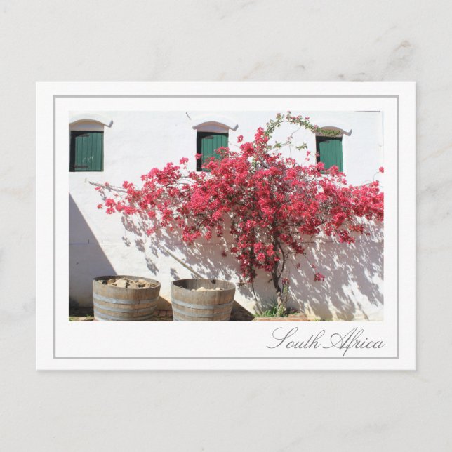 Postal Western Cape Wine Farm Building Cityscape (Anverso)