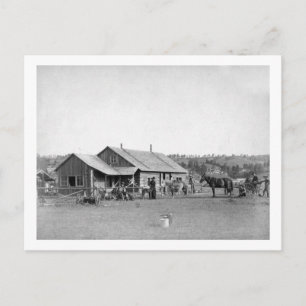 Postal Western Ranch House en Dakota del Sur Fotografía