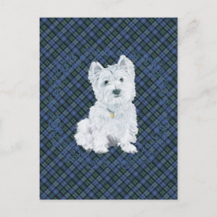 Postal Westie Black Watch Tartán