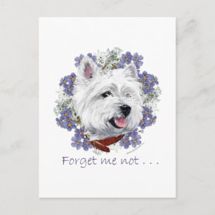 Postal Westie No Me Olvides
