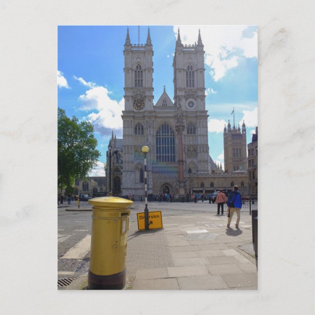 Postal Westminster Abbey London Postcard (Anverso)