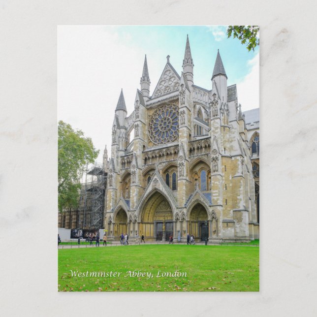 Postal Westminster Abbey London Postcard (Anverso)