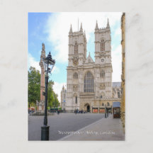 Westminster Abbey London Postcard