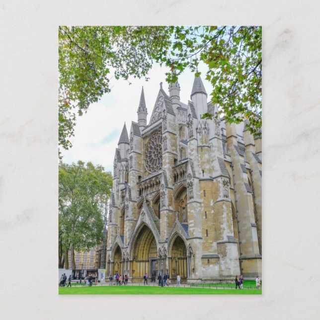 Postal Westminster Abbey London Postcard (Anverso)