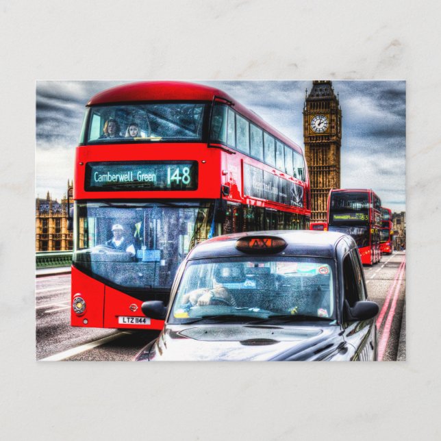 Postal Westminster Bridge London (Anverso)