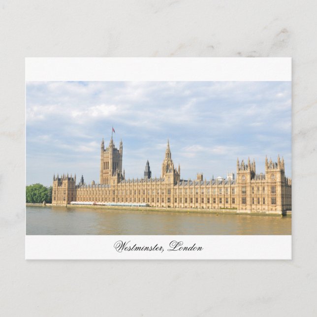 Postal Westminster en Londres, Reino Unido (Anverso)