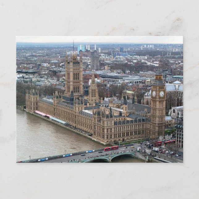 Postal Westminster Palace London Postcard (Anverso)