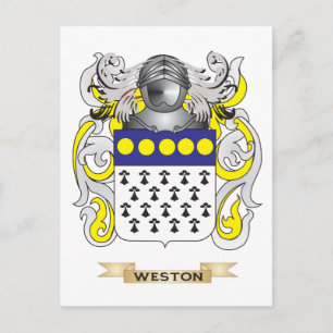 Postal Weston Family Crest (Escudo de armas)