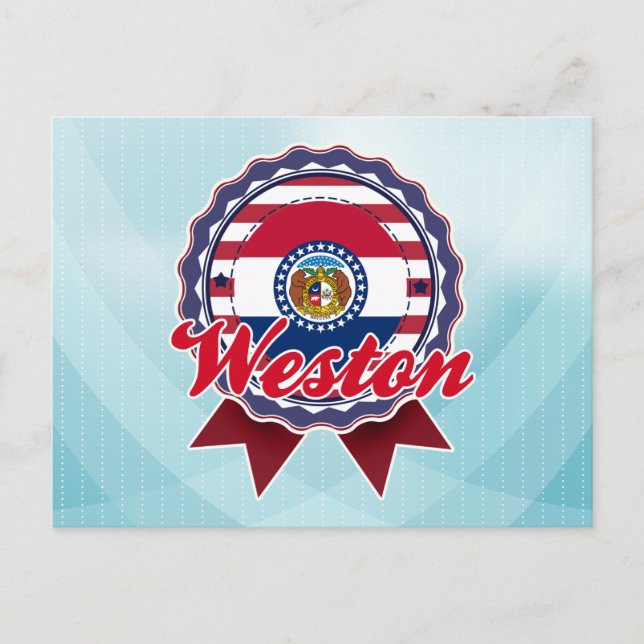 Postal Weston, MO (Anverso)